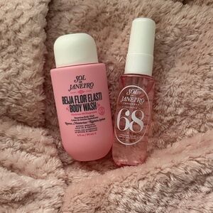 Sol de Janeiro Pink Beija Flor Body Wash and Mist Duo